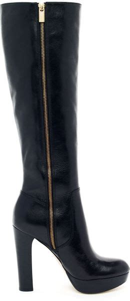 Michael michael kors lesly knee boot black 